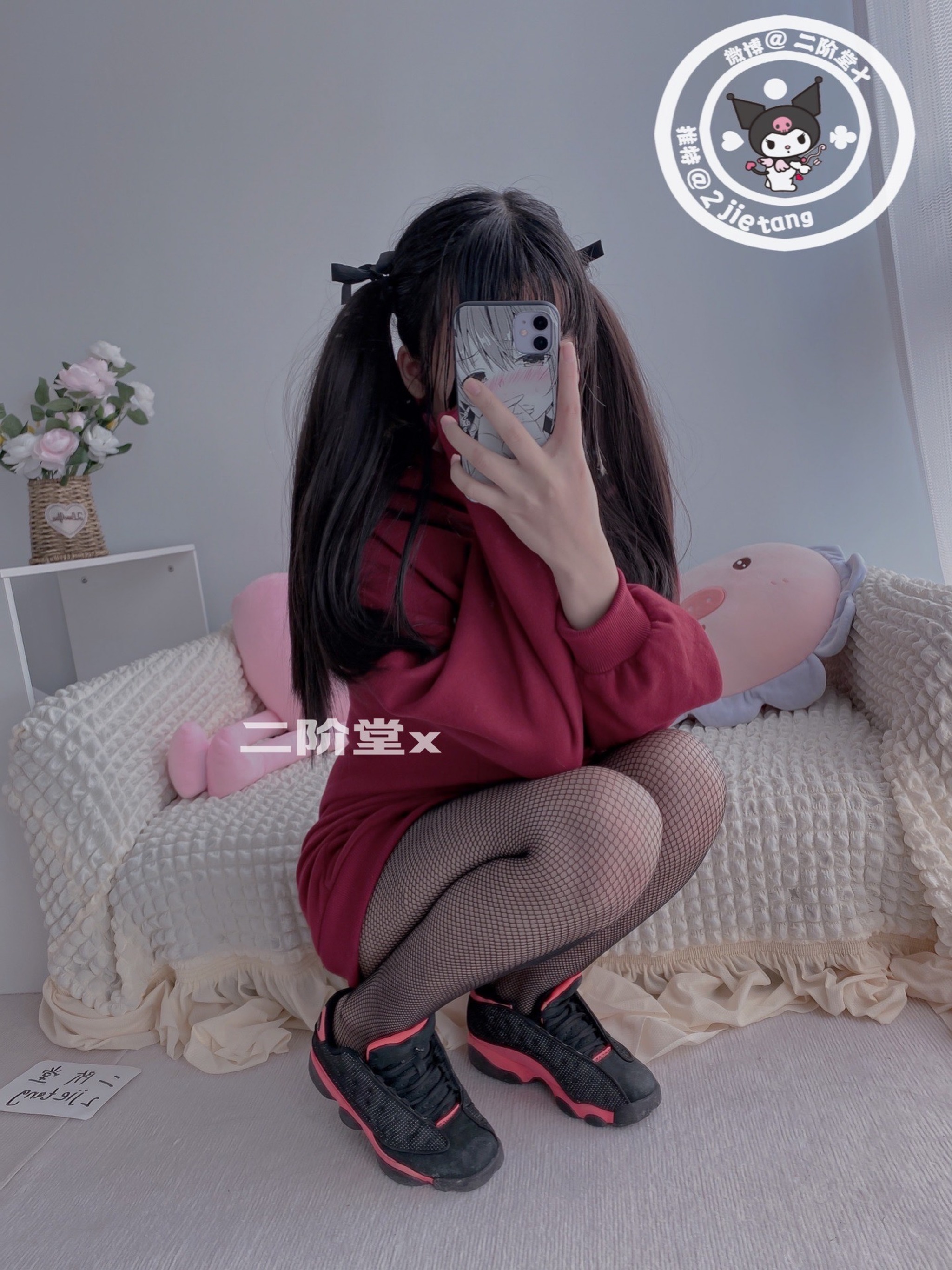 图片[1]-二阶堂 (宅绘子) – NO.008 红色外套[83P]-XikXak